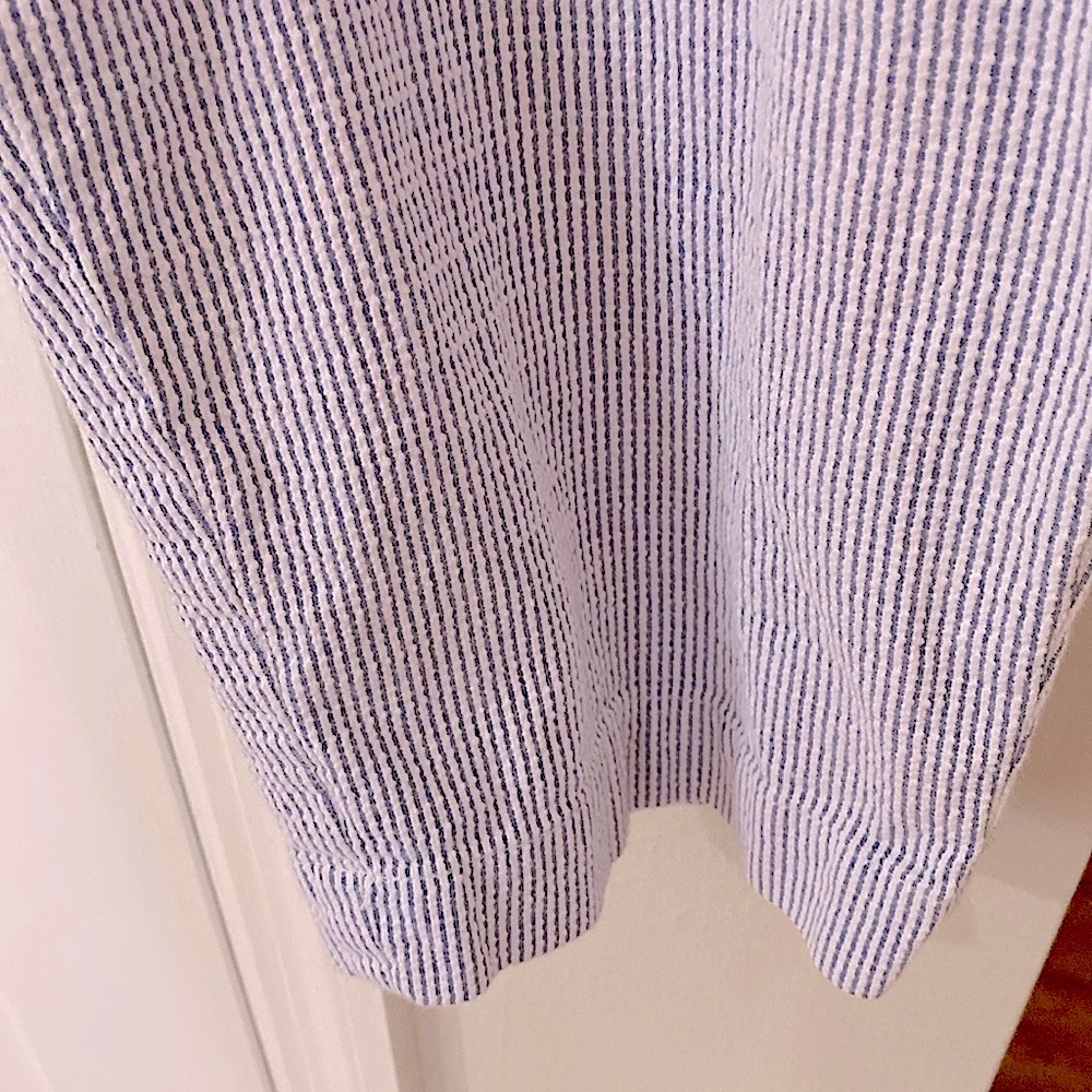 Poetry Blue & White Searsucker pants. 100% cotton in EUC. Great brand. Size 12. - Picture 12 of 15